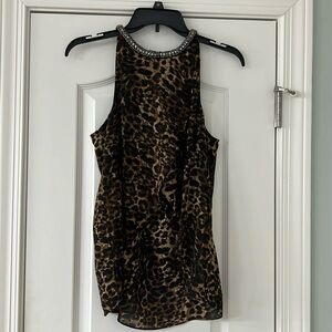 Jennifer Lopez leopard print top